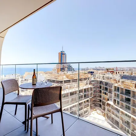 Apartment Superlative In Mercury Towers Saint Julian's
